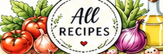 Four recipe categories: meat, vegetarian, fish and desserts